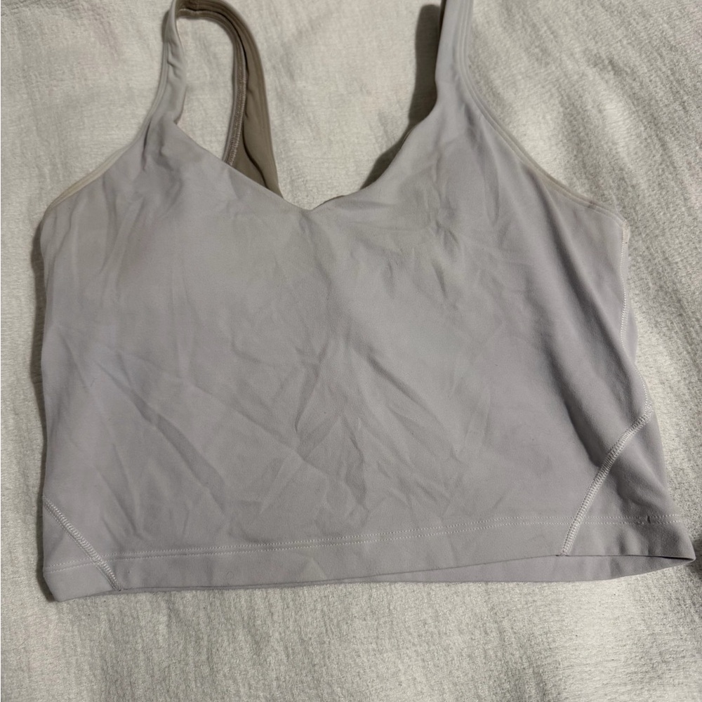 Women's white lululemon align tank top size:6